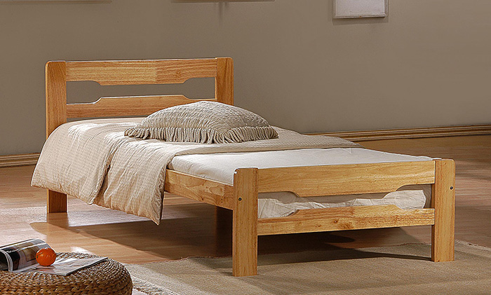 Amelia Solid Rubberwood Bedsteads From